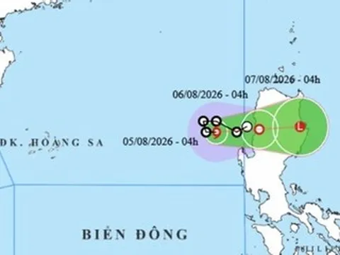 Bão số 3 hình thành trên Biển Đông, di chuyển rất chậm
