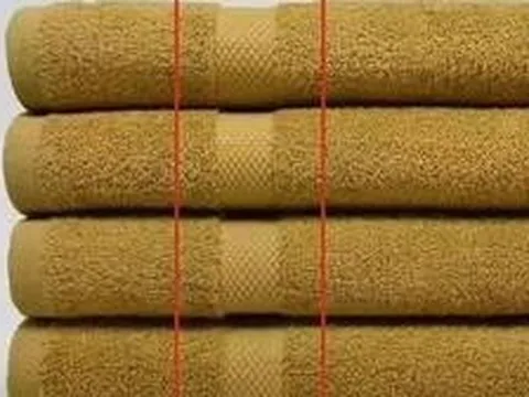 Hơn 90% người dùng không biết công dụng của những đường dệt trên khăn tắm