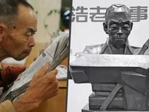 Trung Quốc tạc tượng cụ ông 20 năm gom phế liệu tài trợ học sinh nghèo, hiến xác cho y học: Quần áo ông lấm lem nhưng đôi tay luôn sạch sẽ