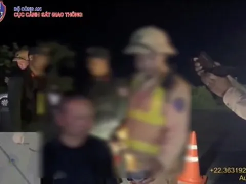 Người đàn ông vi phạm nồng độ cồn gấp 2 lần mức kịch khung, lái ô tô 91 km/h