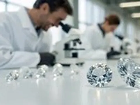 Kim cương 'nuôi' trong vài tuần đang thách thức kim cương hàng tỉ năm tuổi