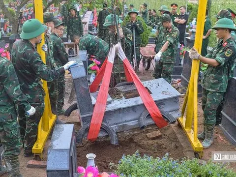 Khai quật, giám định 469 mộ liệt sĩ chưa rõ danh tính tại Nghĩa trang Mai Dịch