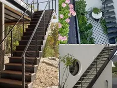 Vì sao nhiều gia đình thích làm thêm cầu thang bên ngoài nhà?