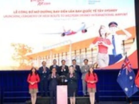 Vietjet tiên phong kết nối Việt Nam với cửa ngõ hàng không mới của Úc