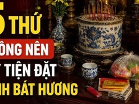 5 thứ không nên tùy tiện đặt cạnh bát hương
