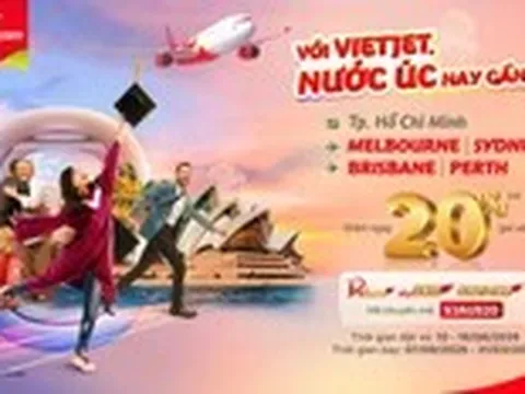 Cùng Vietjet khám phá Sydney qua sân bay mới WSI, nhận ưu đãi giá vé 20%