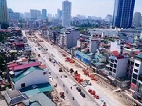 Hiện trạng đường vành đai 1 Hà Nội trước hạn thông xe dịp 2-9