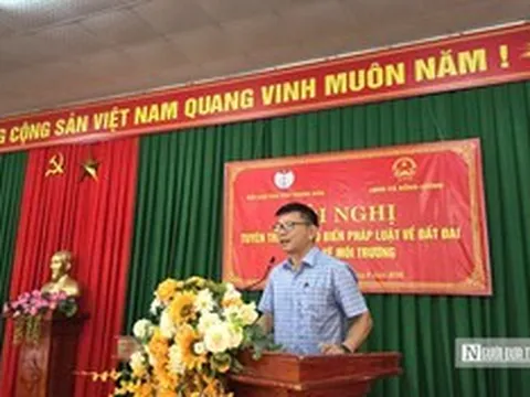 Hội Luật gia tỉnh Thanh Hóa tổ chức tuyên truyền, phổ biến pháp luật tới người dân miền núi