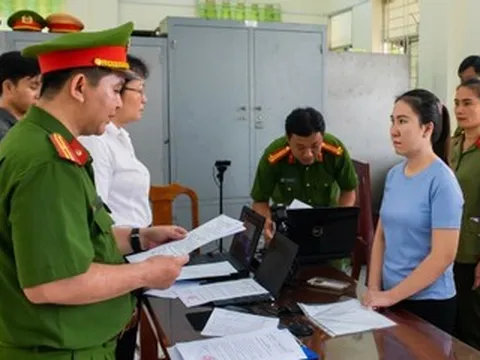 Bắt giam người phụ nữ 32 tuổi lừa đảo chiếm đoạt gần 15 tỷ đồng
