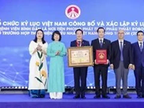 Bệnh viện Bình Dân lập kỷ lục Việt Nam với gần 4.300 ca phẫu thuật robot