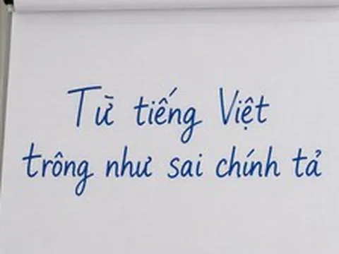 Một từ tiếng Việt trông như sai chính tả nhưng lại có thật trong từ điển