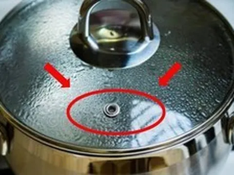 Lý do nắp nồi inox thường có 1 lỗ tròn?