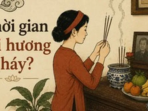 Thắp hương xong nên để hương cháy hết hay có thể hóa ngay? Câu hỏi tưởng nhỏ nhưng rất nhiều nhà làm khác nhau