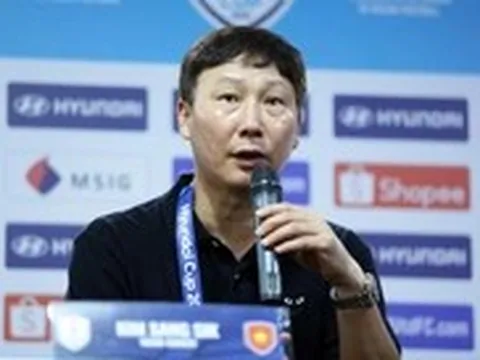 HLV Kim Sang Sik: Việt Nam chưa triển khai được lối chơi như kế hoạch