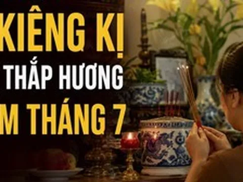 3 kiêng kị khi thắp hương Rằm tháng 7