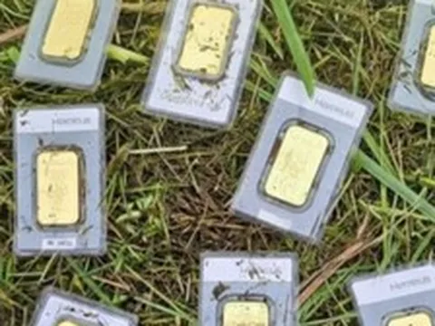 Phát hiện 10 thỏi vàng nặng 280g dưới lớp cỏ một hồ chứa nước, chưa xác định được chủ nhân