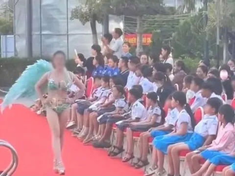 Để học sinh xem phần thi áo tắm, đơn vị tổ chức thi hoa hậu bị phạt
