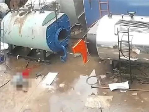 Nổ bình hơi lúc sửa chữa, nam thanh niên tử vong