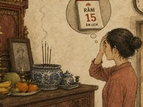 Quên thắp hương ngày Rằm có sao không?