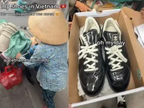 Bỏ quên đôi giày trên vỉa hè, khách Tây được cô nhặt ve chai dùng “mạng lưới quan hệ” tìm lại trong 40 phút