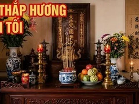 3 điều không làm khi thắp hương buổi tối