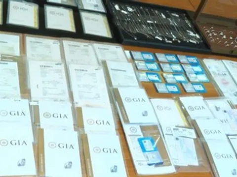 Công an Thanh Hóa thông báo kết quả giám định vụ nhập lậu 28.000 viên kim cương