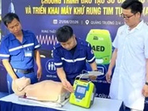 Lắp máy khử rung tim tại bờ biển, sân bay, trường học: Vận hành ra sao để hiệu quả?