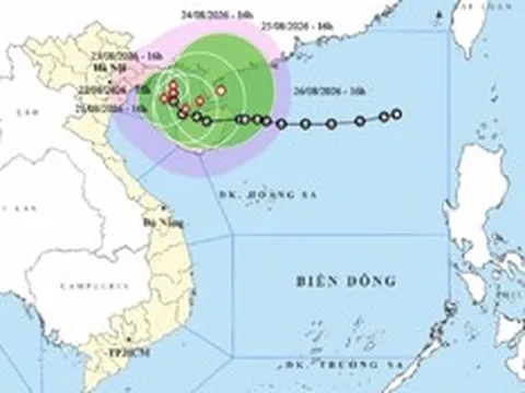 Bão số 4 hình thành, di chuyển rất chậm, diễn biến khó lường