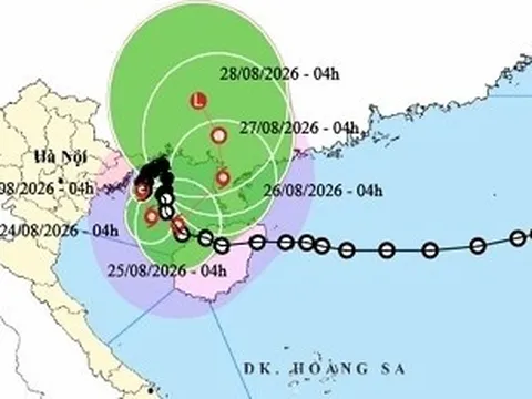 Bão số 4 cách Quảng Ninh, Hải Phòng hơn 100km, vẫn đi kiểu 'nhúc nhích'