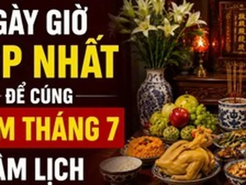 Ngày giờ đẹp nhất để cúng Rằm tháng 7 năm 2026