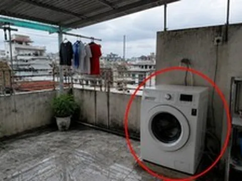 Lời khuyên cho những gia đình đang đặt máy giặt ngoài ban công, sân thượng