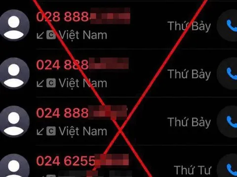 Cảnh giác với các cuộc gọi "nháy máy" từ đầu số 022, 024, 028