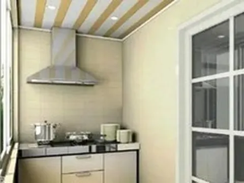Lời khuyên cho những gia đình đang đặt bếp ở ban công
