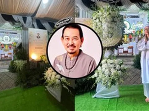 Tang lễ cố nghệ sĩ Mã Trung: Người thân lặng lẽ bên di ảnh, Lan Ngọc, vợ chồng Thu Trang chia buồn