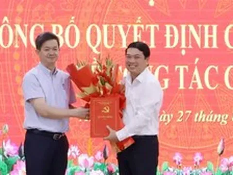 Công bố quyết định của Ban Bí thư Trung Ương Đảng về công tác cán bộ