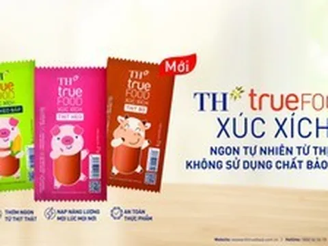 Xúc xích tiệt trùng TH true FOOD: Tiếp thêm lựa chọn tử tế cho hành trình chăm lo gia đình
