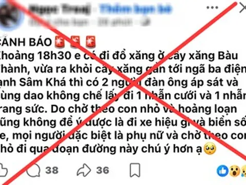 Sự thật chuyện người phụ nữ bị 2 kẻ kề dao khống chế, cướp vàng ở TPHCM