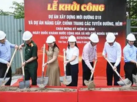 Phường Tân Tạo đồng loạt nâng cấp 66 tuyến hẻm, khởi công đường D10