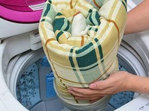 Lời khuyên khi giặt chăn, ga trong máy giặt