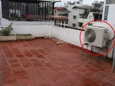Lời khuyên cho những gia đình đặt cục nóng điều hòa trên sân thượng