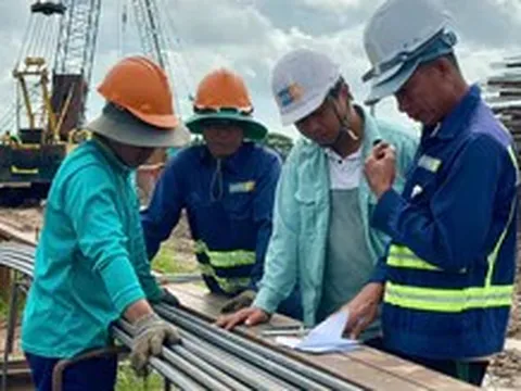 Kỳ lễ 2-9 đặc biệt trên công trường cao tốc Mỹ An - Cao Lãnh
