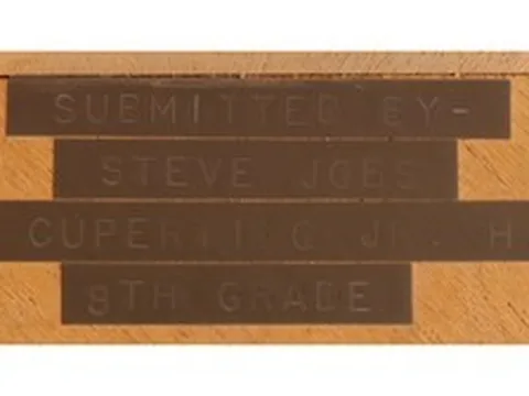 Steve Jobs làm vật này năm 13 tuổi, 58 năm sau nó có giá gần 900 triệu đồng