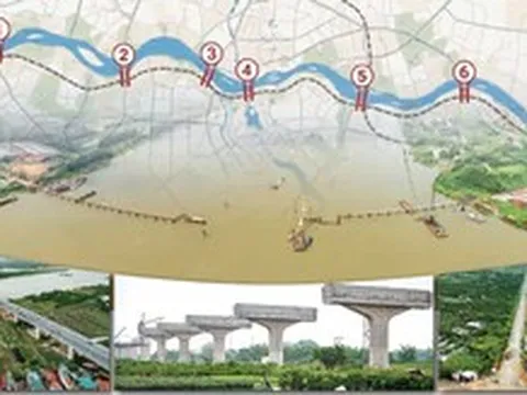 Toàn cảnh 7 cây cầu bắc qua sông Hồng đặt mục tiêu hoàn thành trong năm APEC 2027