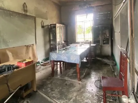 Cháy trường tiểu học ở Quảng Ngãi, thầy hiệu phó tử vong