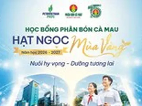 Phân Bón Cà Mau dành gần 2 tỉ đồng tiếp sức học sinh, sinh viên
