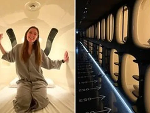 Khách sạn con nhộng với phòng ngủ bé như tổ kén ra đời ở nước nào?