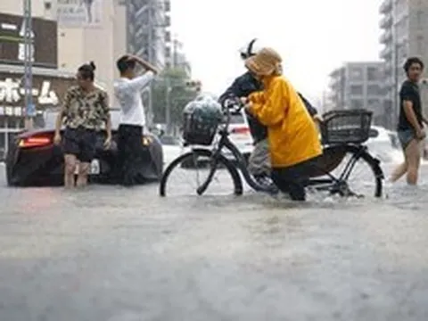 Nagoya hứng lượng mưa kỷ lục, hơn 1 triệu người nhận lệnh sơ tán