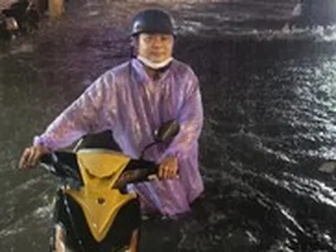 Hôm qua lượng mưa lớn nhất tại TP.HCM, hôm nay tiếp tục mưa to