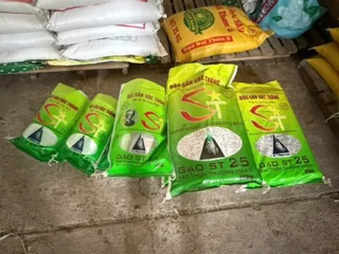 Khởi tố hình sự vụ đóng gói gạo ST25 giả ở An Giang