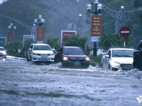 Áp thấp nhiệt đới vào Quảng Trị, vùng mưa lớn dịch chuyển dần ra miền Bắc